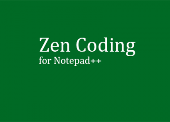 ডাউনলোড করুন Zen Coding এর সাথে Notepad++