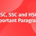 JSC SSC and HSC All Important Paragraphs 2022