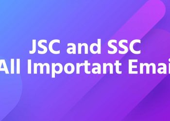 JSC and SSC All Important Email