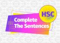 hsc completing sentence board question solution