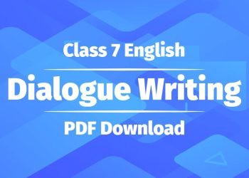 class 7 dialogue writing