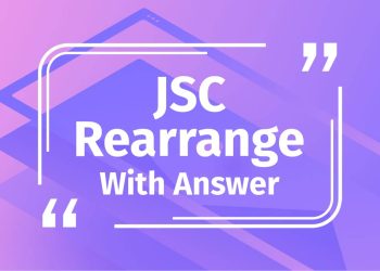 jsc rearrange with answer