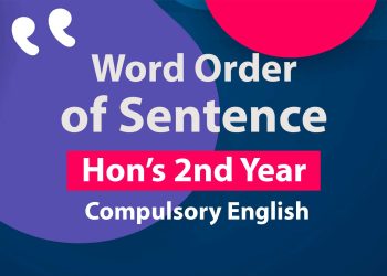 word order sentences exercises honours 2nd year