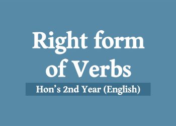 right form of verbs